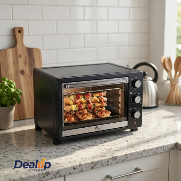 Untitled design ELITE OVEN TOASTER -ETO-354R - 38 LTR - BLACK - 2 YEARS WARRANTY - Image 1