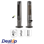 ELITE EVAPORATIVE COOLER TOWER FAN – ETF-003 – 42″INCH – BLACK - Image 2