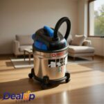 Alpina SF-20-SB Wet & Dry Vacuum Cleaner – Heavy-Duty Stainless Steel Drum, Powerful Multipurpose Cleaning System