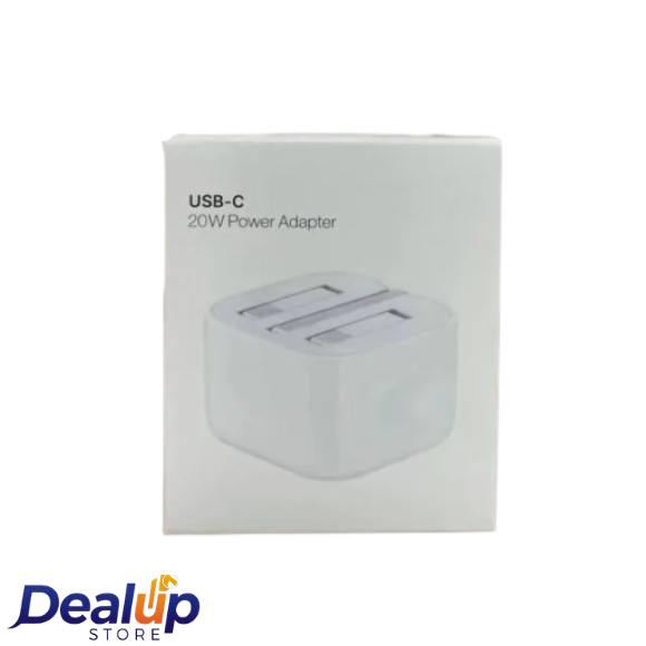 20W USB-C Fast Charger 1 20W USB-C Fast Charger with casble 3 pin for iPhone - Image 1