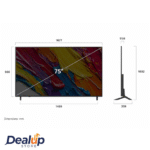 LG QNED EVO AI 2025 75″ 4K UHD Mini‑LED 75QNED82ASA.UTNFLJK - Image 3