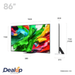 LG QNED EVO AI 2025 86″ 4K 86QNED86ASA.UTNFLJK - Image 3