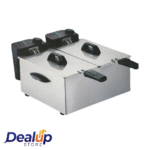 Alpina SF-4008 S.S Deep Fryer Twin bowl 3.5/3.5Ltr 2000/2000W