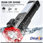 Multifunction Portable Led Flashlight Rechargeable LED Hammer Torch Flashlight,Car Emergency Tool with Window Breaker,Cutter - Image 2