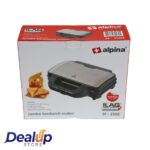 Alpina SF-2502 Jumbo Sandwich Maker BLACK COLOUR - Image 2