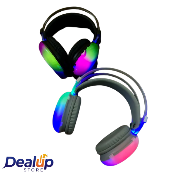 Wireless Gaming Headphones 1 Wireless Gaming Headphones RGB Headset With Mic - Image 1