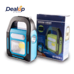 Hurry Bolt Solar Charging LED Work Light – 3 Light Source Emergency Lamp, Rechargeable, Portable Outdoor & Home Use