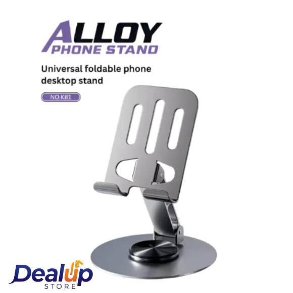 moble stand 3 ALLOY No.K81 Aluminium Mobile Stand Holder In Steel Body 360-degree - Image 1